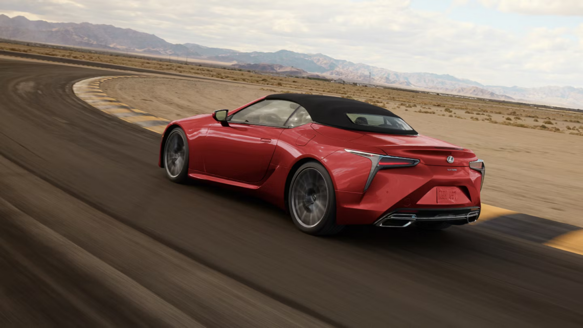 2026 lexus lc convertible track