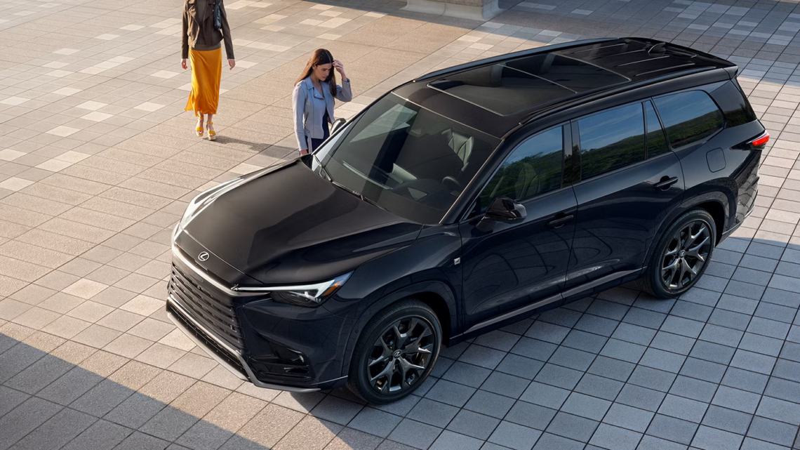 2026 lexus tx 500h parked