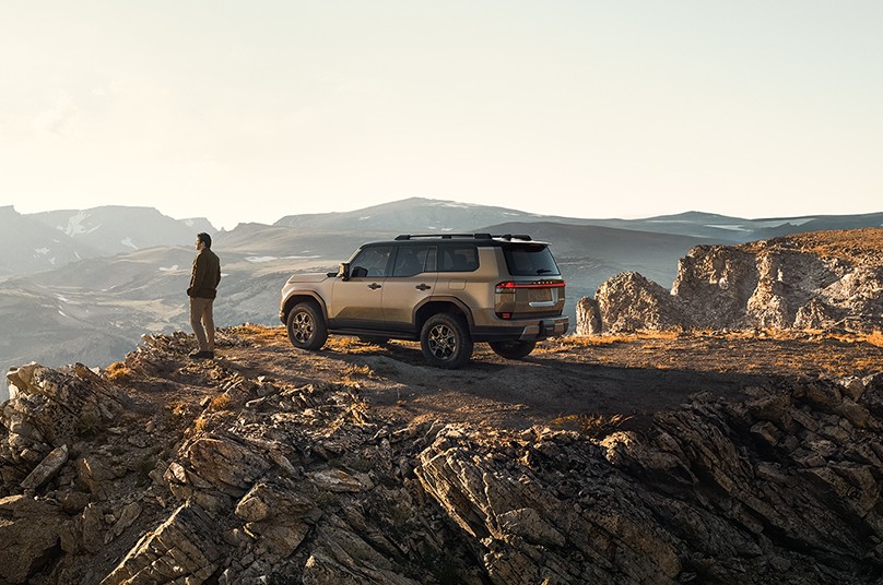 2026 Lexus GX in the western American mountains